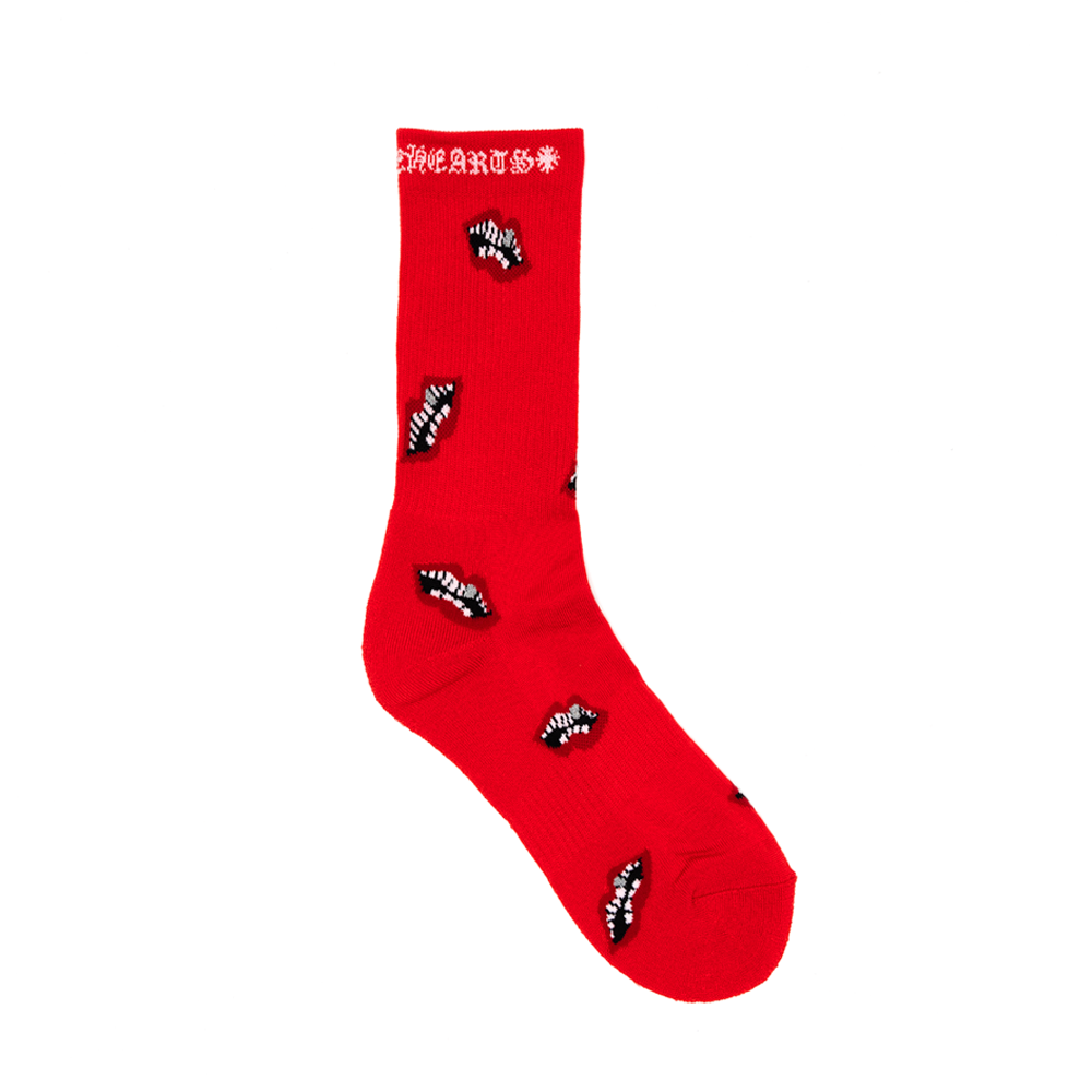 Chrome Hearts Chomper Socks Red