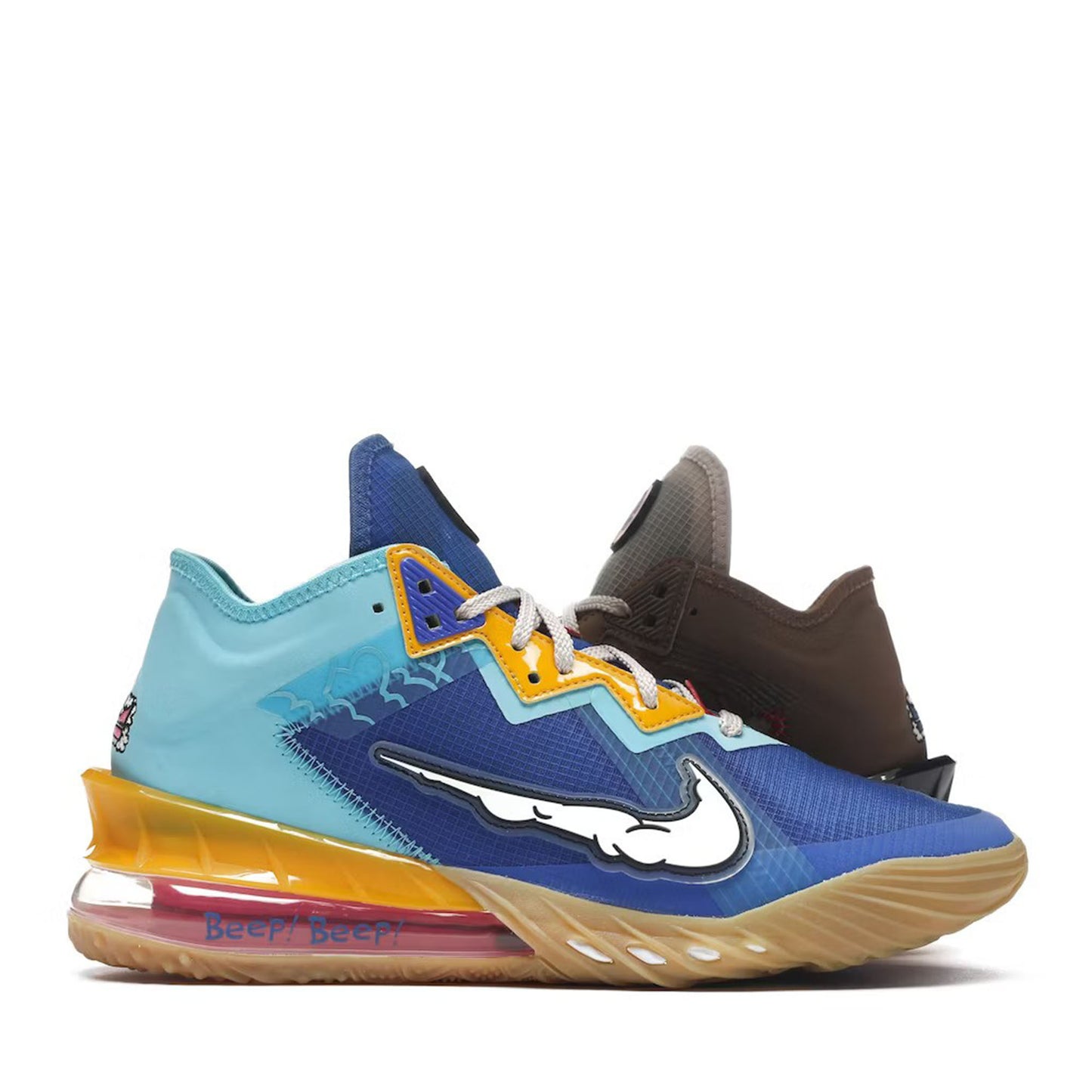 Nike LeBron 18 Low Wile E. vs Roadrunner Space Jam