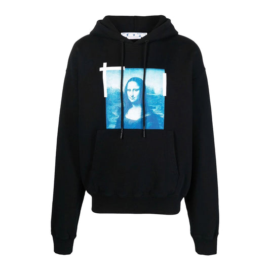 Off-White Mona Lisa Oversize Hoodie Black