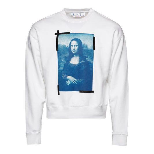 Off-White Mona Lisa Crewneck Sweater White