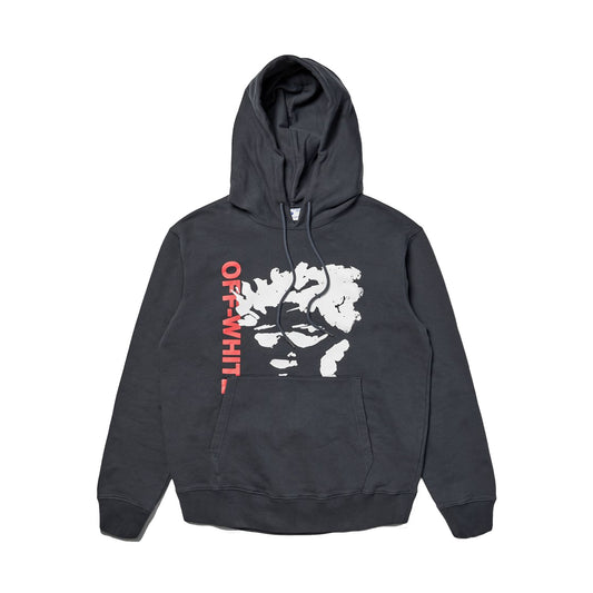 Off-White Face Arrow Slim Hoodie Navy/Red/White