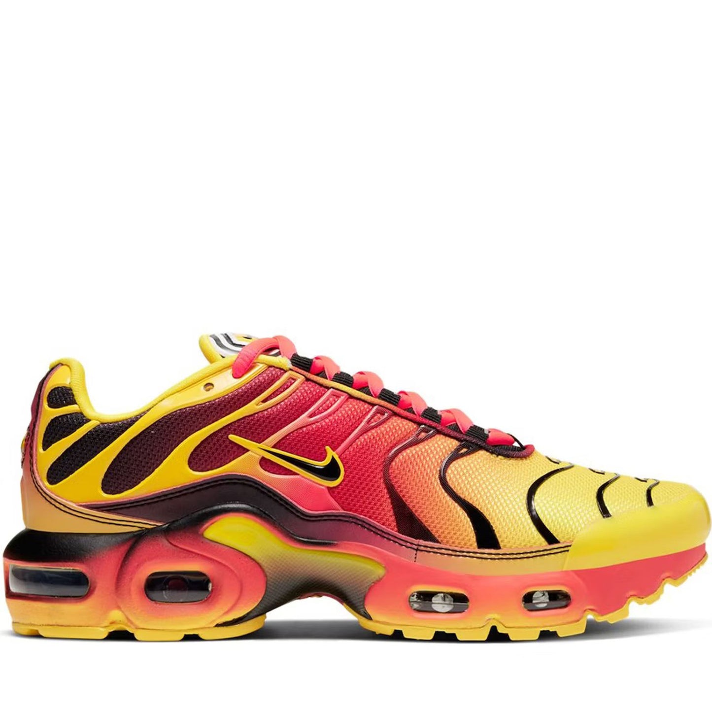 Nike Air Max Plus Fade Chrome Yellow Bright Crimson (GS)