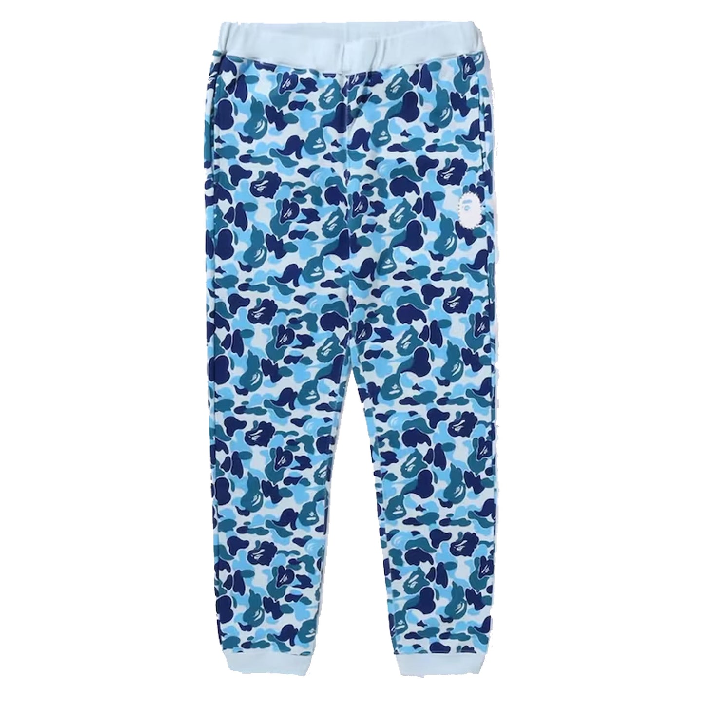 Bape ABC Camo Crystal Stone Sweat Pants Blue