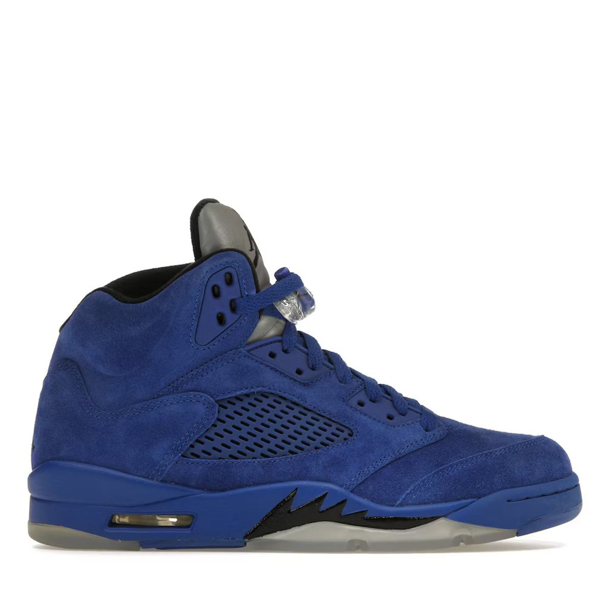 Air jordan Retro 5s blue hotsell suede