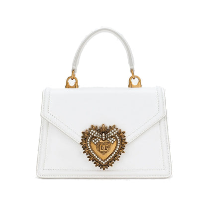 Dolce & Gabbana White Small Devotion Bag