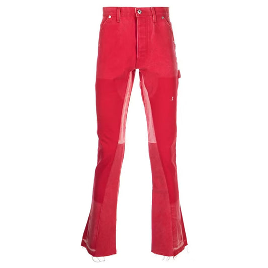 Gallery Dept. La Carpenter Flared Jeans Bright Red