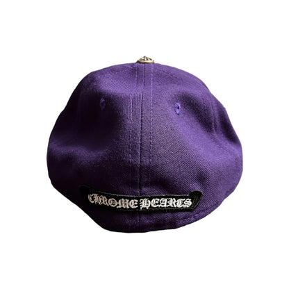 Chrome Hearts CH Silver Button Hat Purple/Yellow