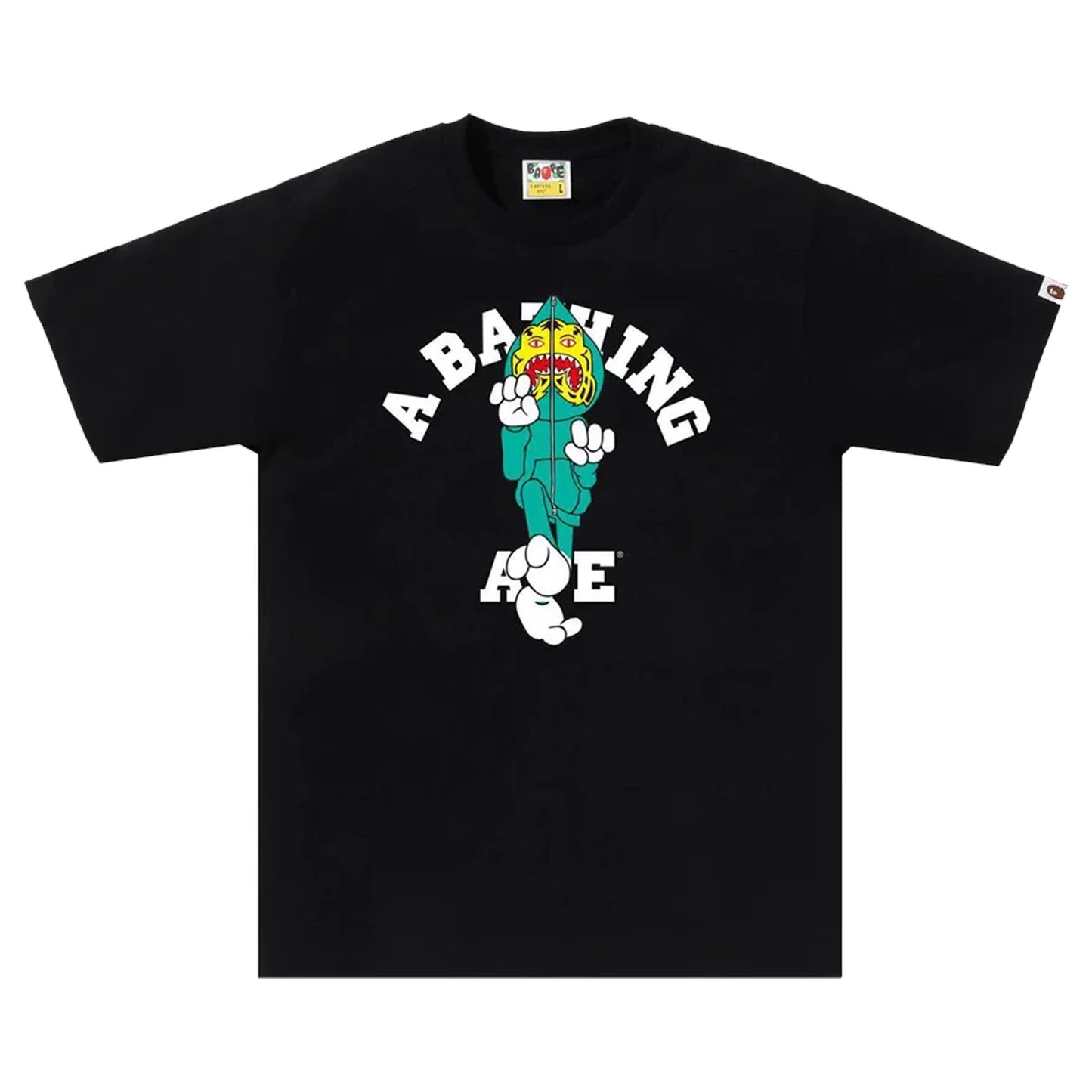 Bape Black Tiger Milo College T-Shirt