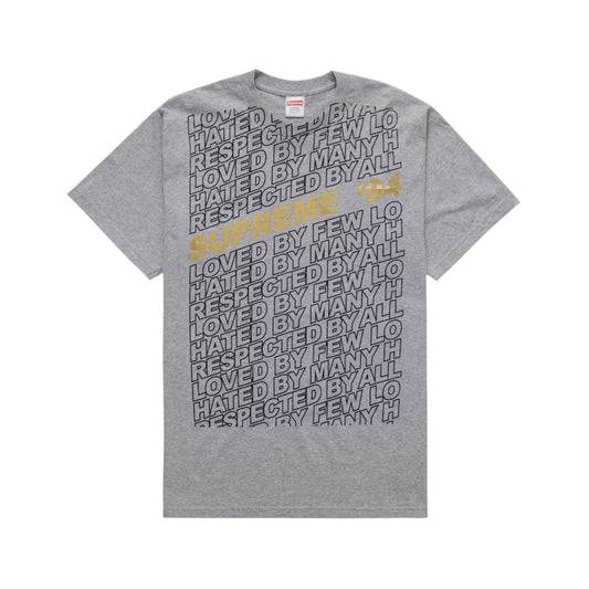 Supreme Respected Tee Heather Grey