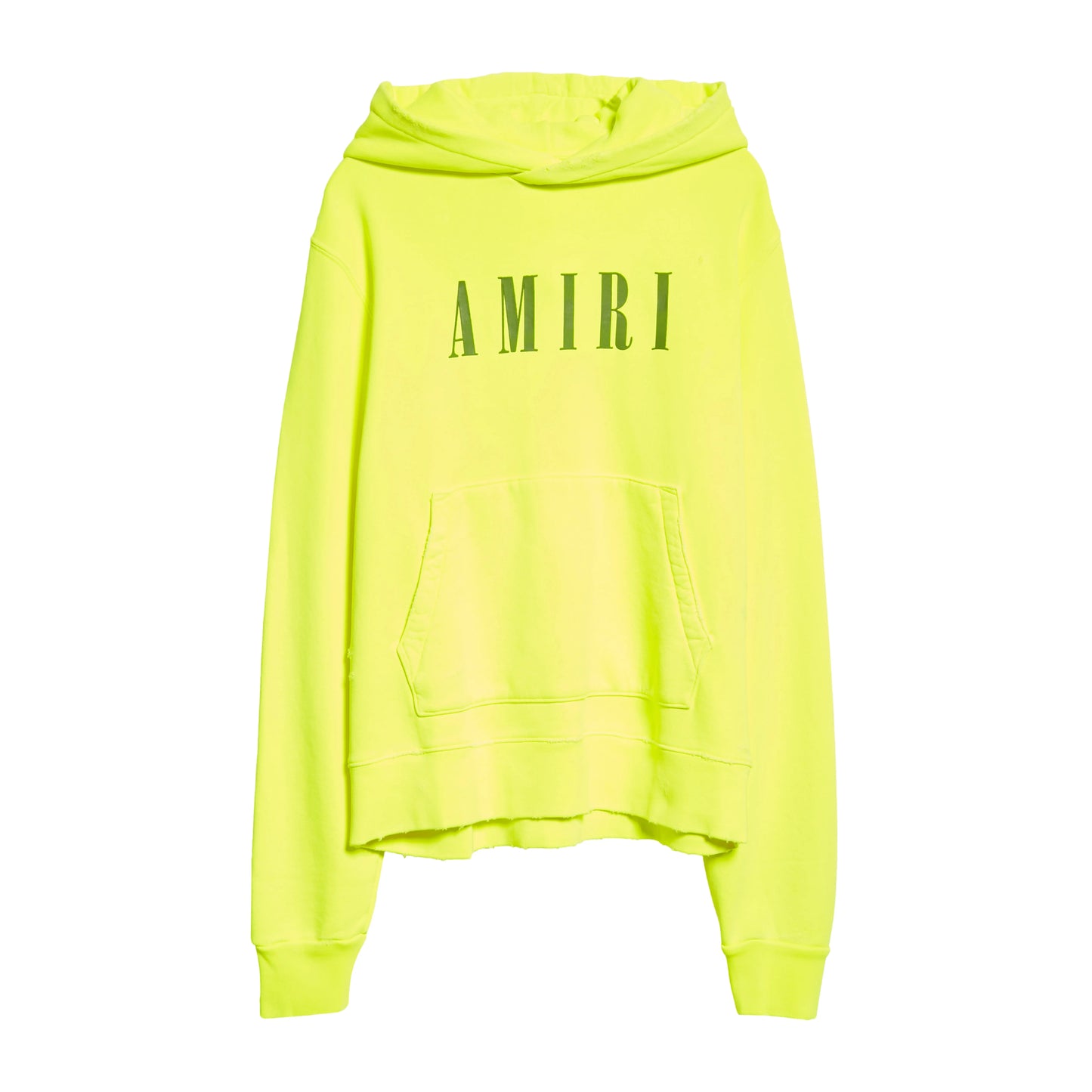 Amiri Core Logo Print Pullover Hoodie In Yellow