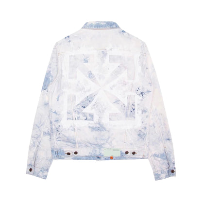 Off-White Arrow Slim Jeans Jacket Multi-Color