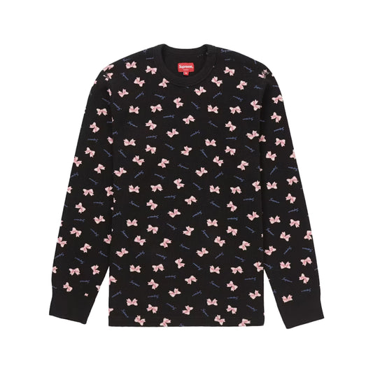 Supreme Bow Waffle Thermal Black