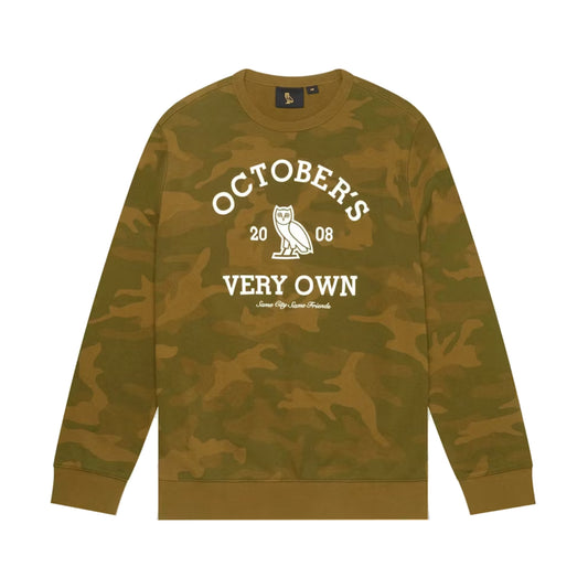 OVO Collegiate Crewneck Camo