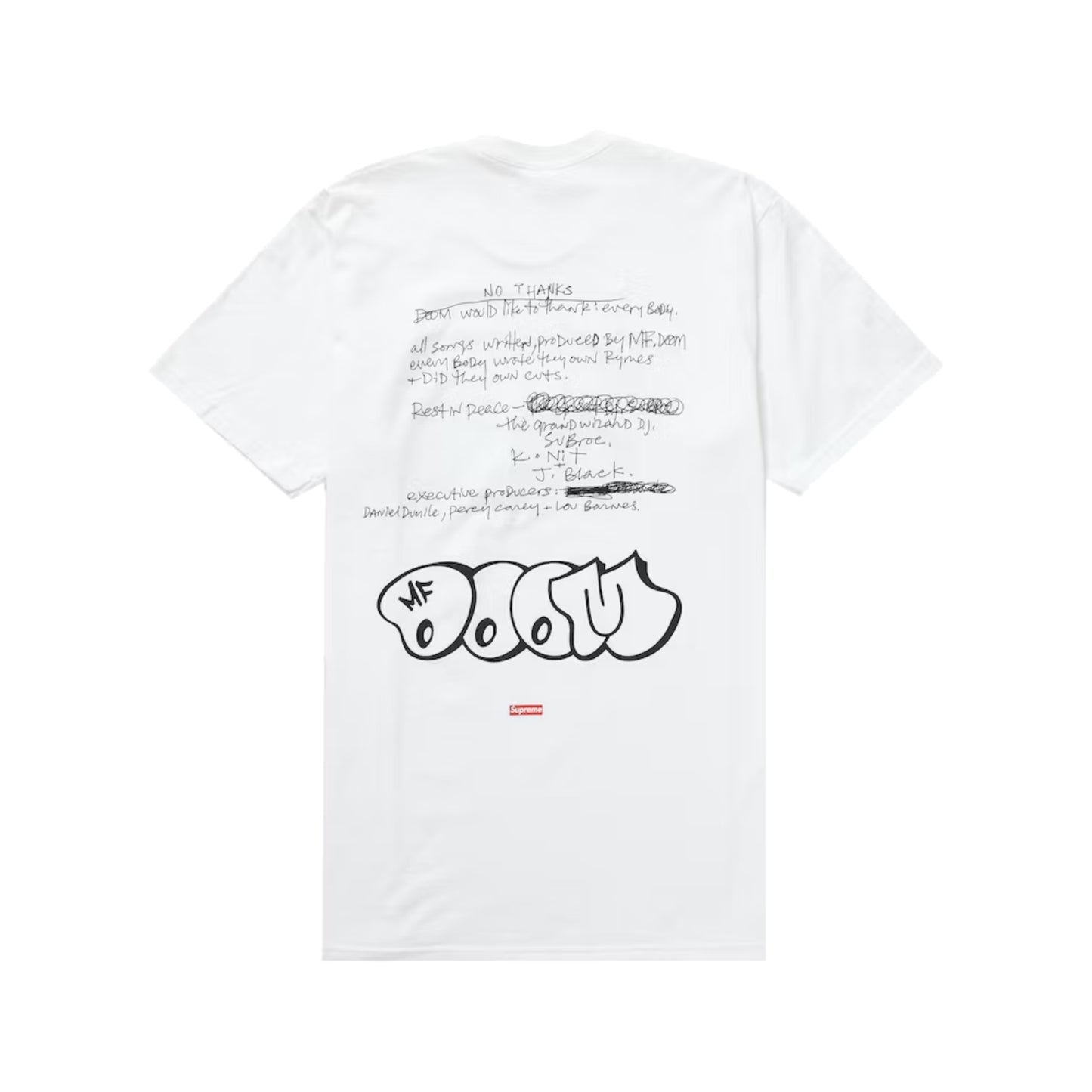 Supreme MF DOOM Tee White