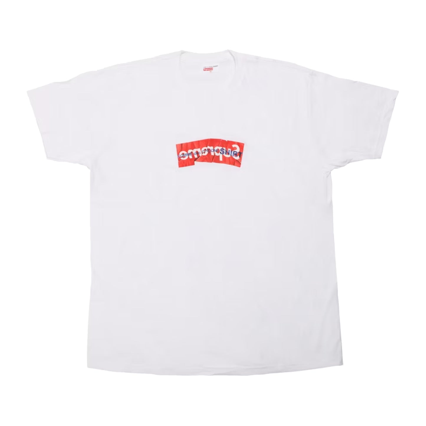 Supreme Comme Des Garcons SHIRT Box Logo Tee White