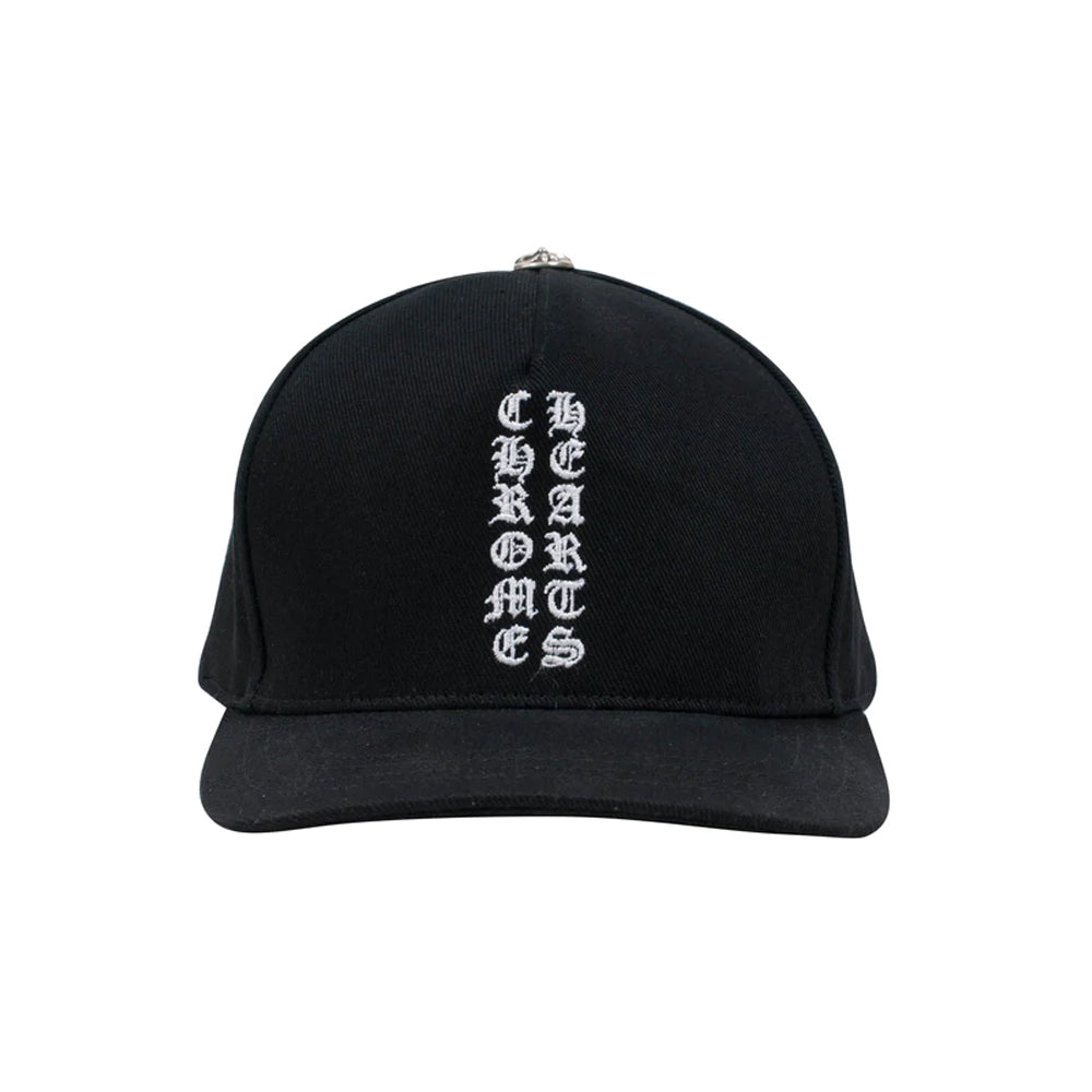 Chrome Hearts Vertical Logo Hat Black