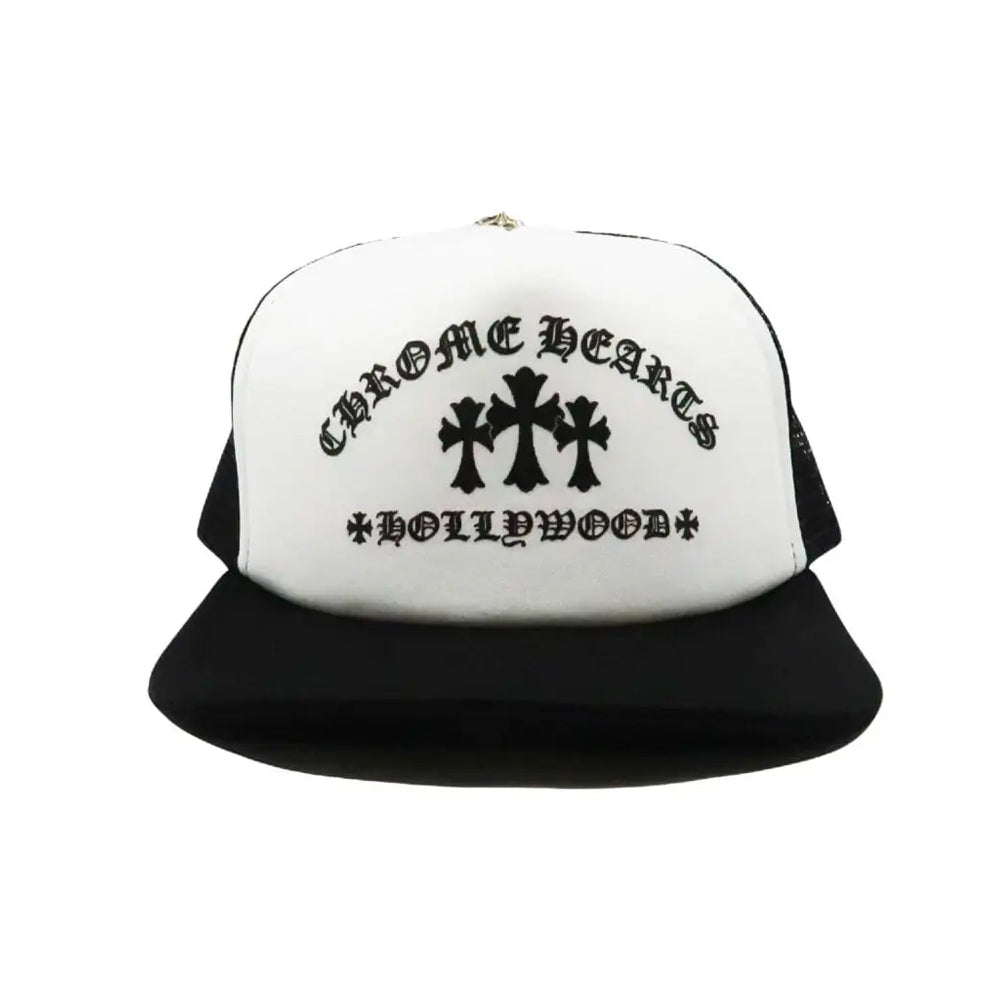 Chrome Hearts King Taco Trucker Hat Black/White