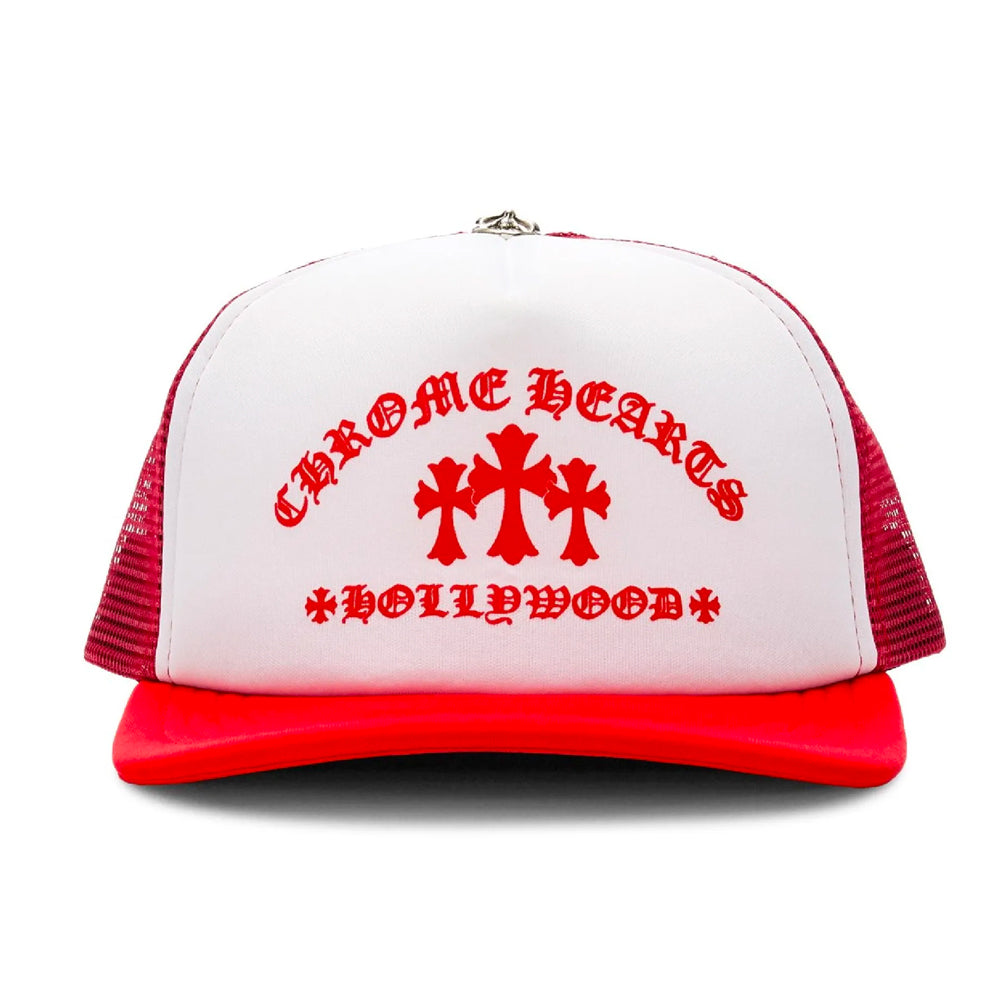 Chrome Hearts King Taco Trucker Hat Red/White