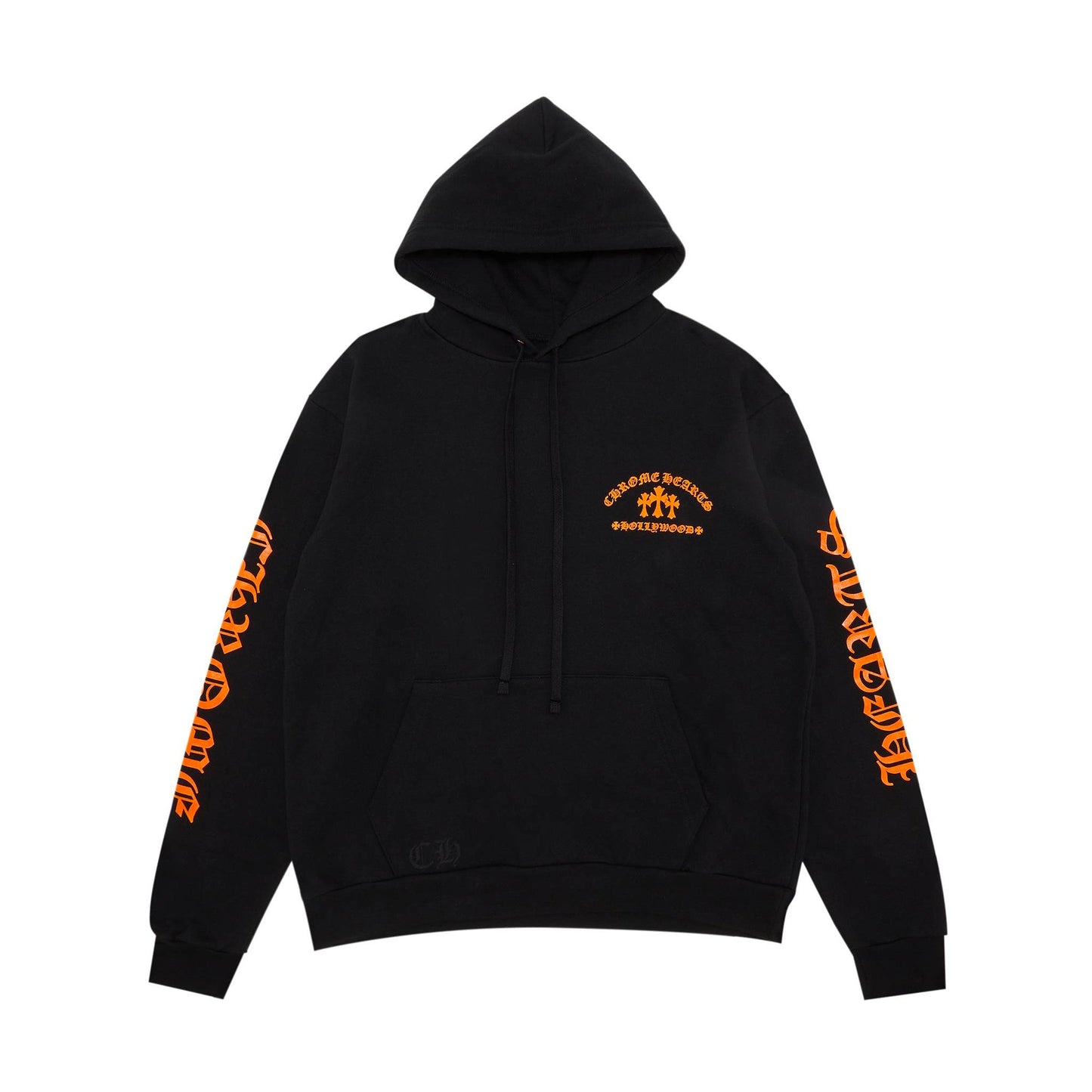 Chrome Hearts Orange King Taco Hoodie Black