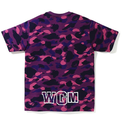 Bape Color Camo Shark Tee Purple