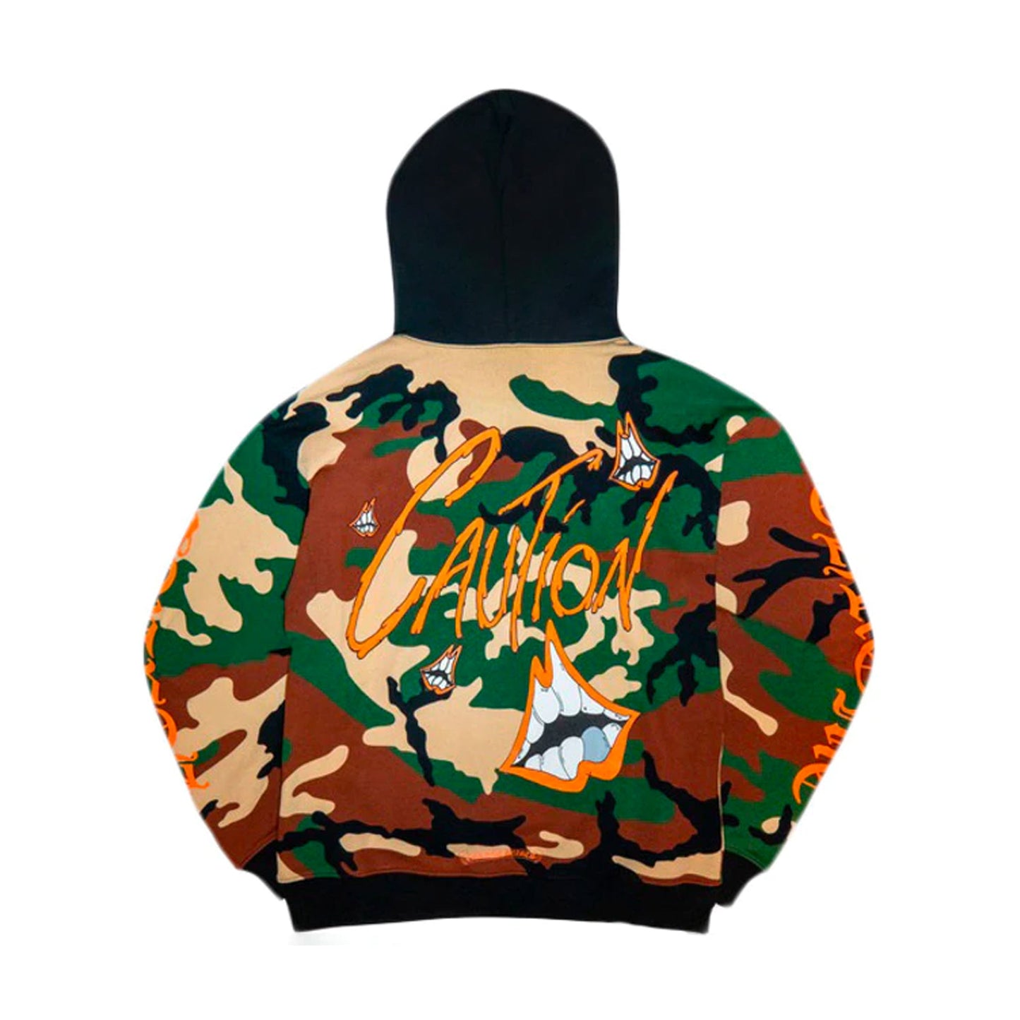 Chrome Hearts Matty Boy Caution Hoodie Camo