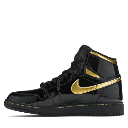 Jordan 1 Retro High Black Metallic Gold 2020 (GS)