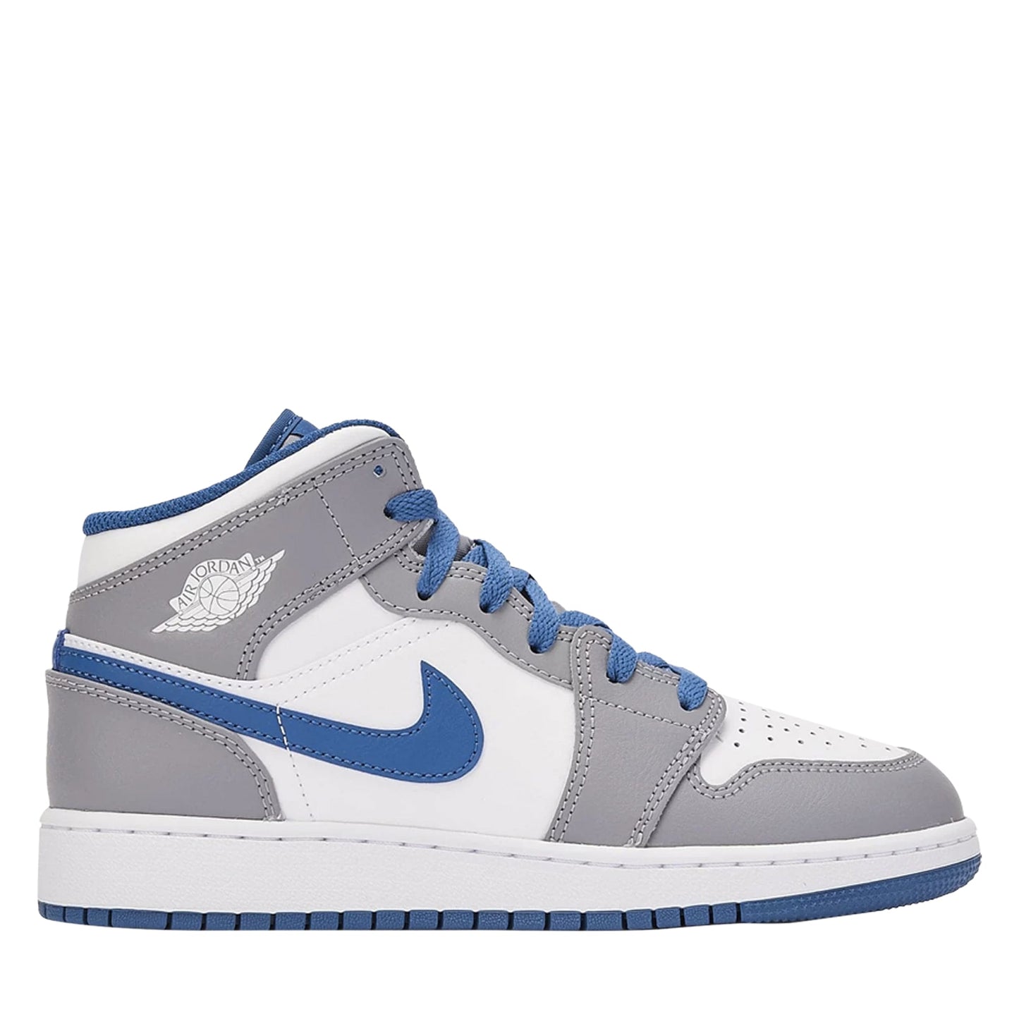 Jordan 1 Mid True Blue Cement (GS)