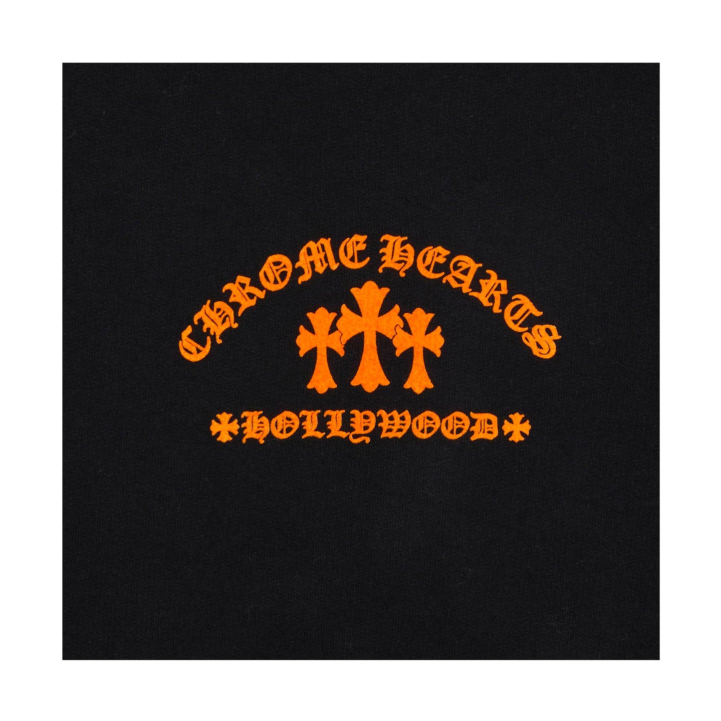 Chrome Hearts Orange King Taco Hoodie Black