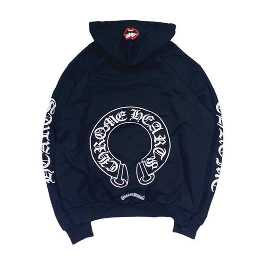 Chrome Hearts Matty Boy Chomper Horseshoe Hoodie Black