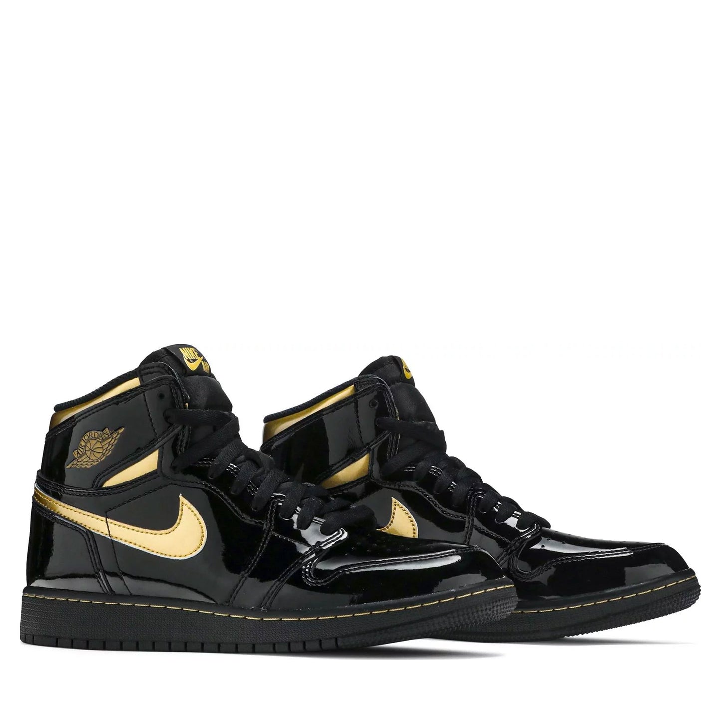 Jordan 1 Retro High Black Metallic Gold 2020 (GS)