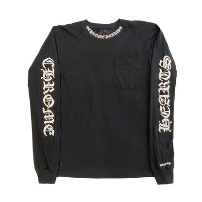 Chrome Hearts Neck Logo L/S T-shirt Black