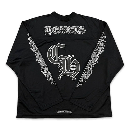 Chrome Hearts Sports Mesh Warm Up Jersey Black