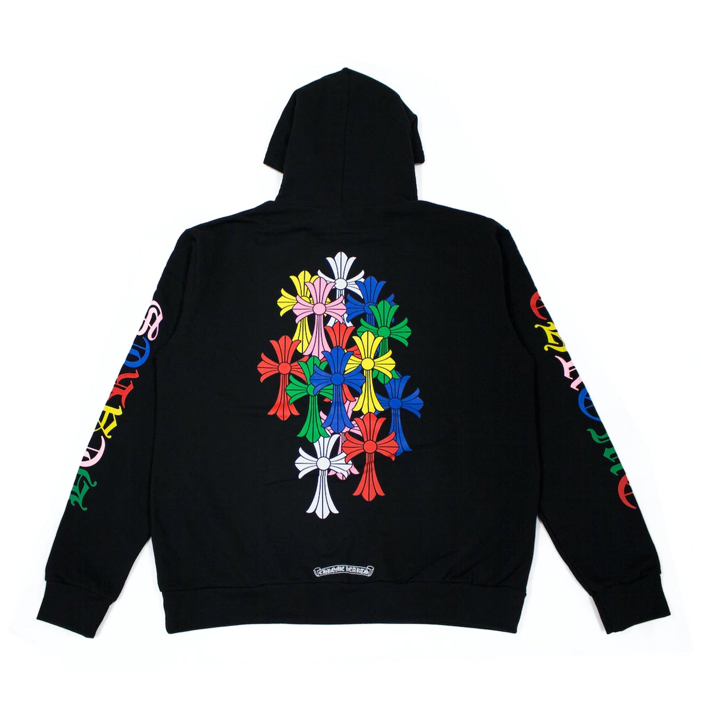 Chrome Hearts Multi Color Cross Cemetery Hoodie Black