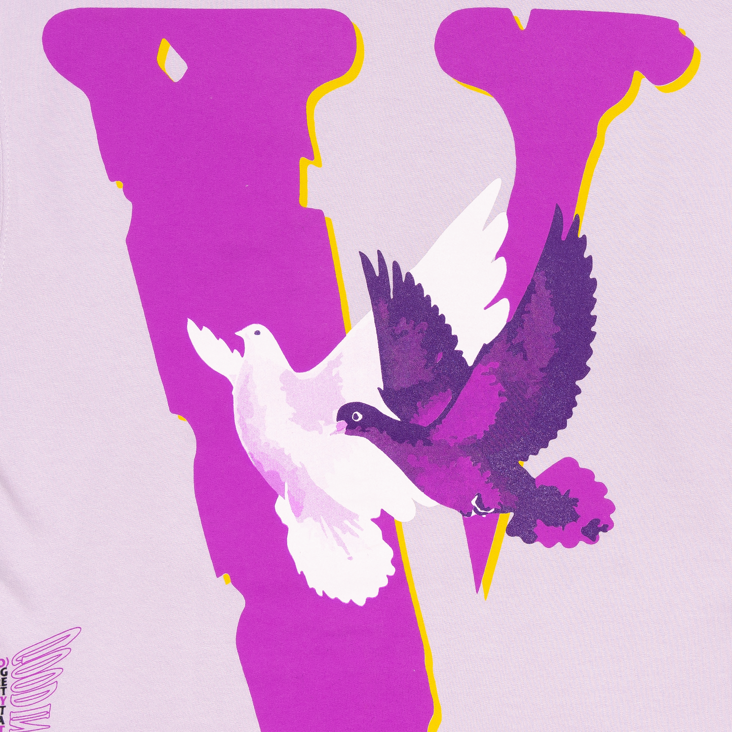 Nav x Vlone Doves Hoodie Purple