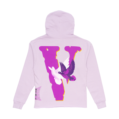 Nav x Vlone Doves Hoodie Purple