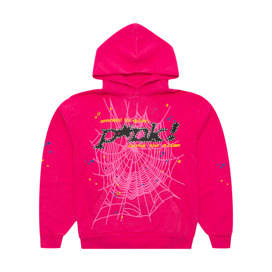 Spider Worldwide Punk Hoodie Pink