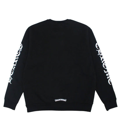 Chrome Hearts Neck Slogan Crewneck Black