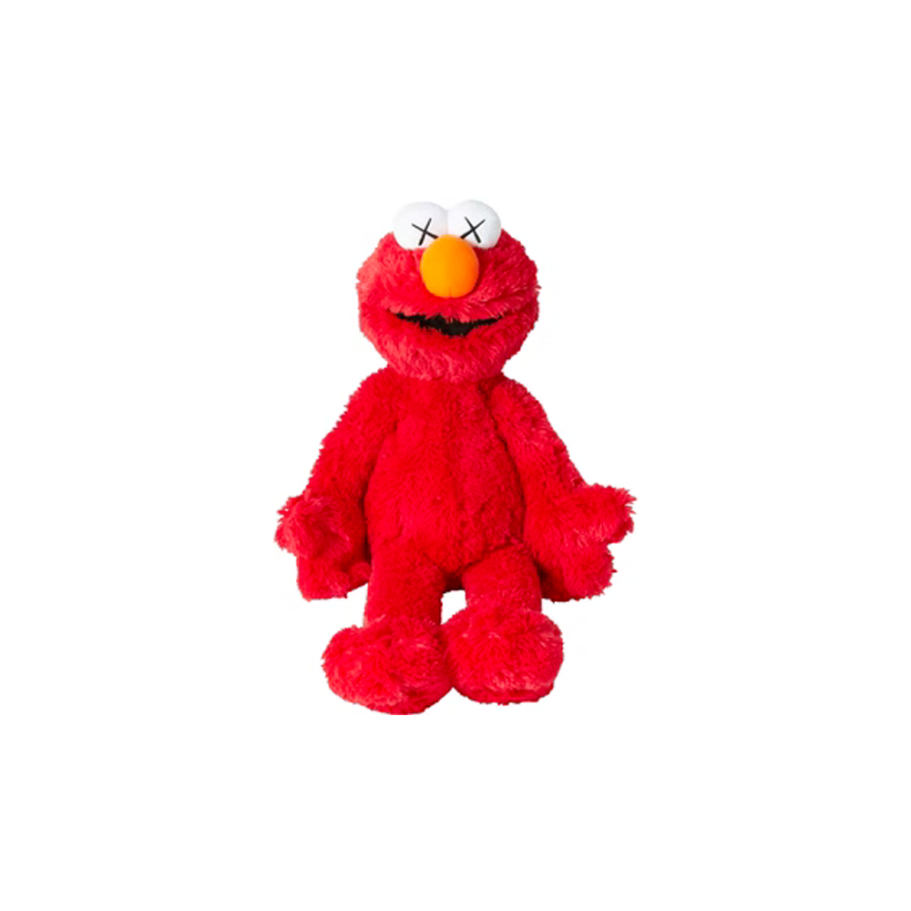 KAWS Sesame Street Uniqlo Elmo Backdoorh Toy Red