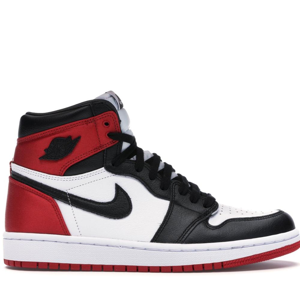 Jordan 1 Retro High Satin Black Toe (W)