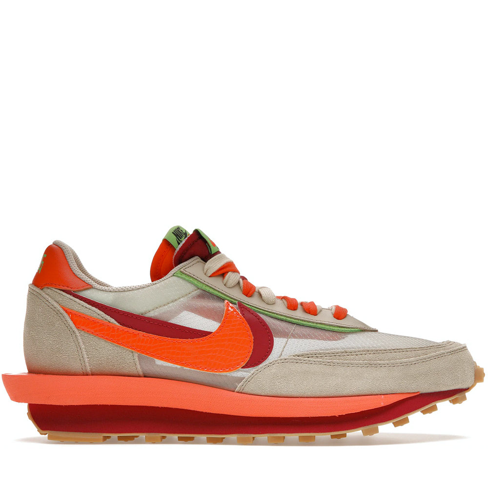 Nike LD Waffle Sacai CLOT Kiss of Death Net Orange Blaze