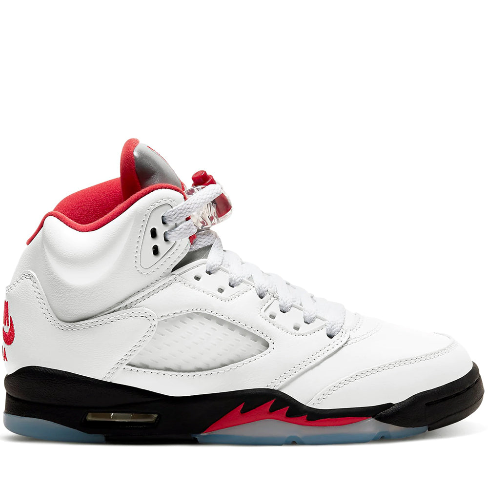 Jordan 5 Retro Fire Red Silver Tongue 2020 (GS)