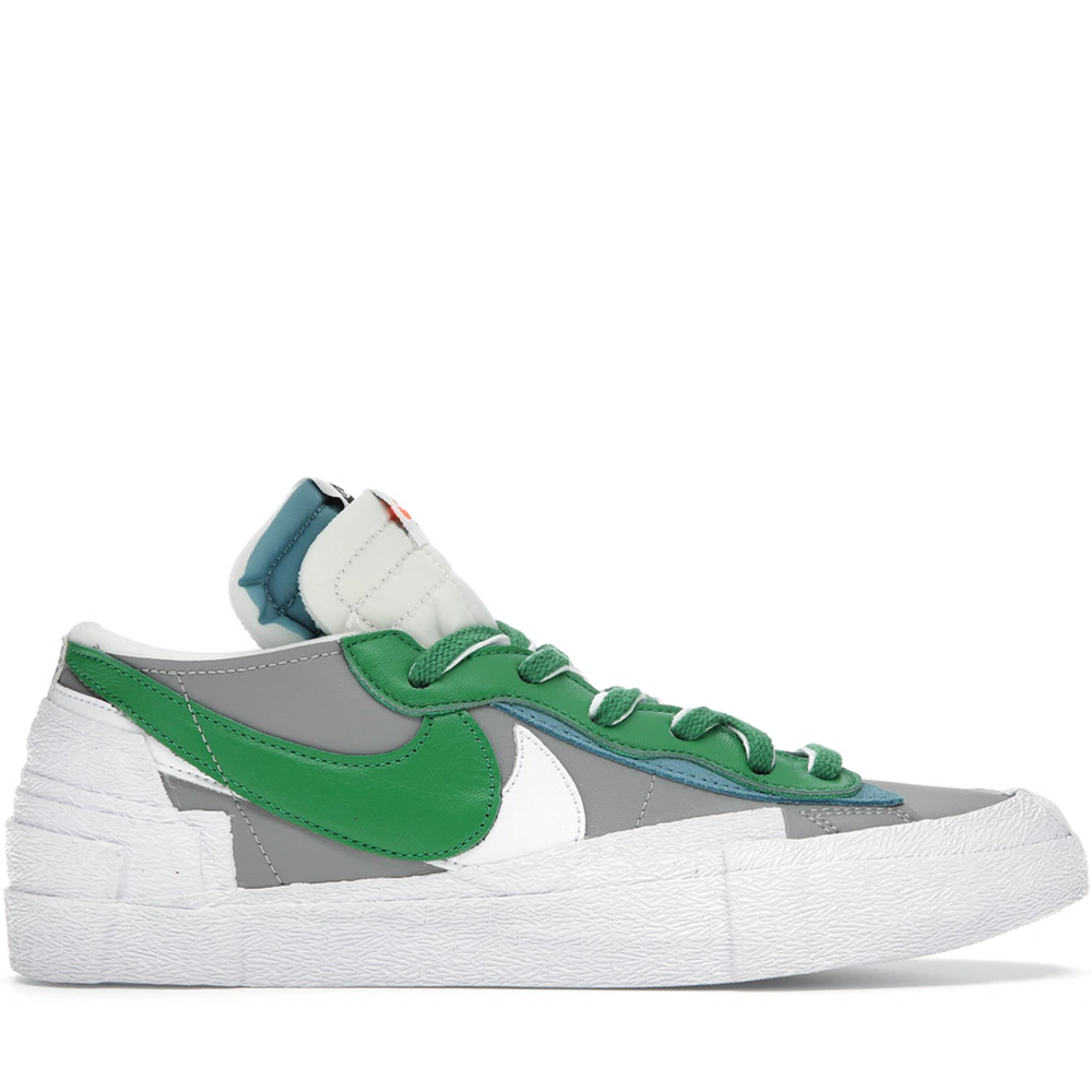 Nike Blazer Low Sacai Medium Grey Classic Green