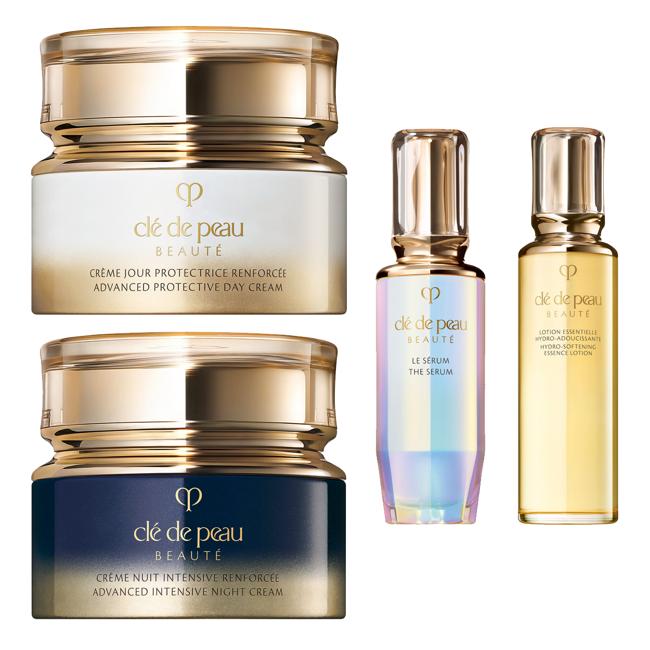 Los productos que forman parte de Key Radiance Care, el ritual estrella de belleza de Clé de Peau Beauté.