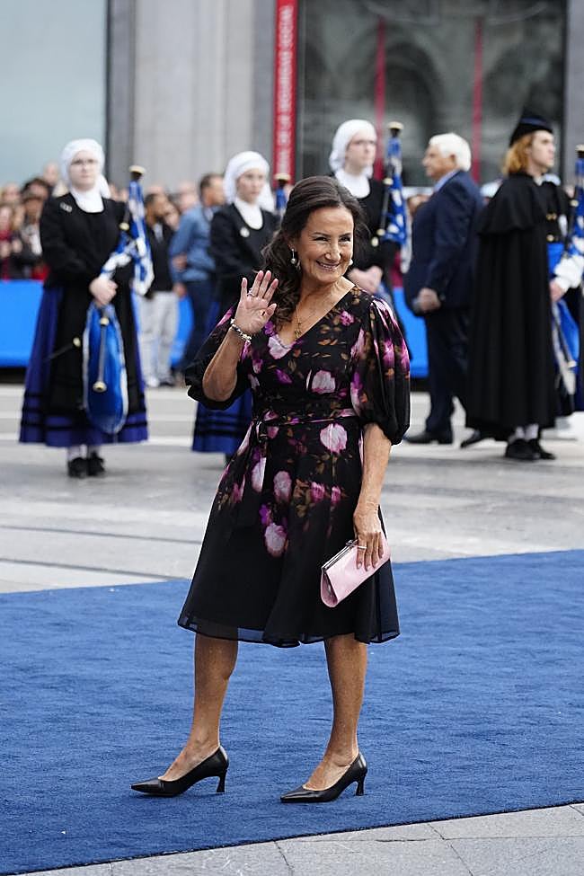 Paloma Rocasolano, madre de la reina Letizia, tampoco se pierde cada año los Premios Princesa de Asturias.