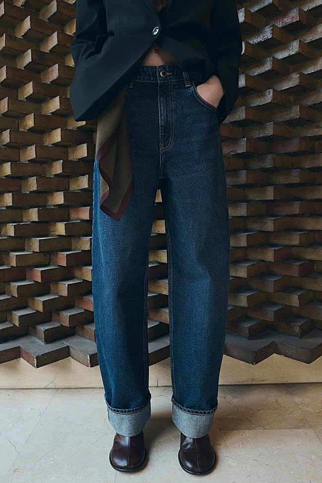 Jeans Balloon bajo vuelto (39,99€)