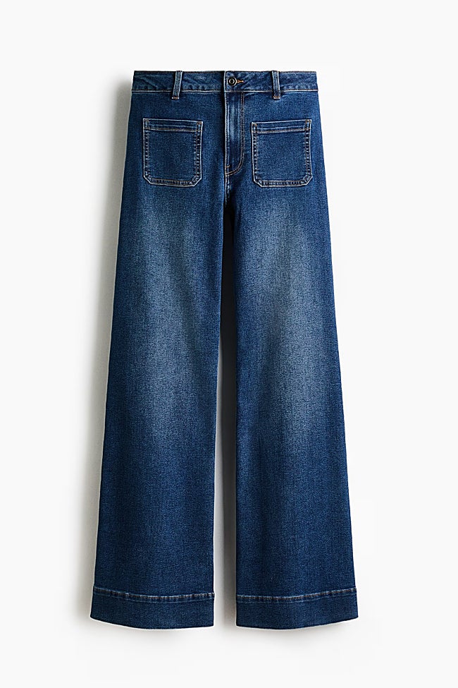 H&M wide-leg jeans (27.99 euros)