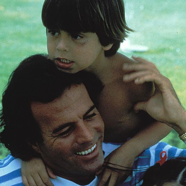 Julio Iglesias, with his son Enrique.
