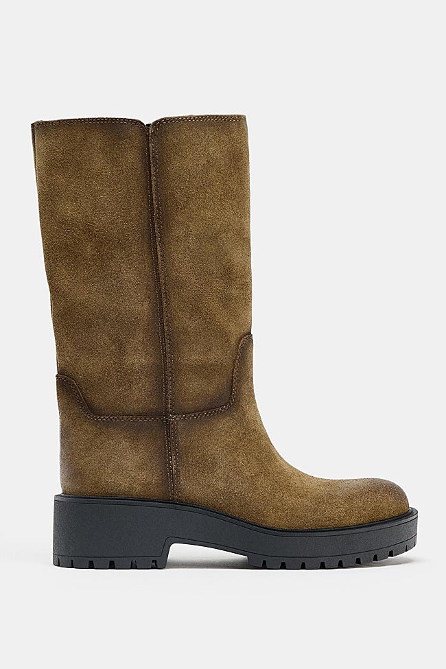 Botines marrones de Zara (79,99 euros)