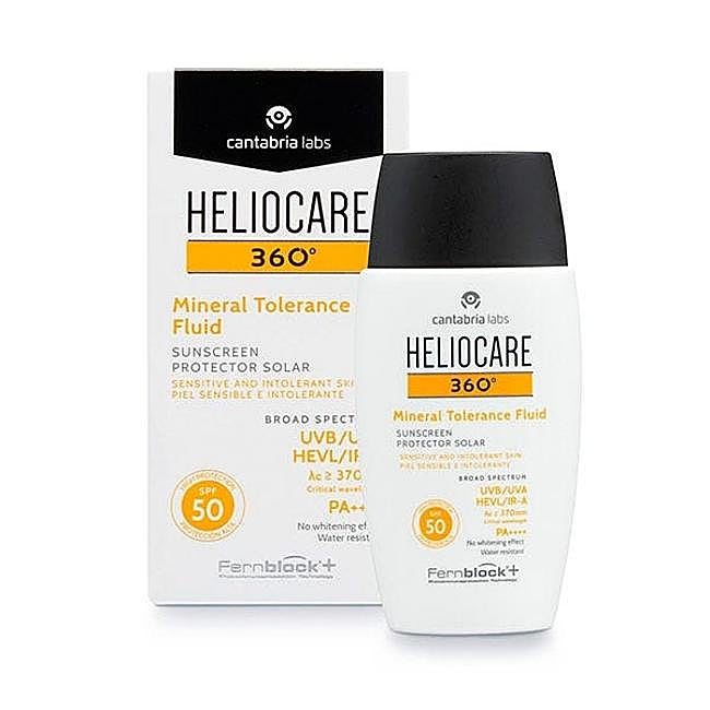 360º Mineral Tolerance Fluid SPF50 de Heliocare.
