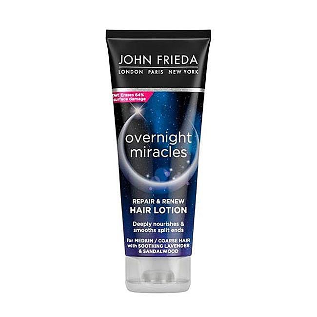John Frieda Overnight Miracles Hair Lotion.